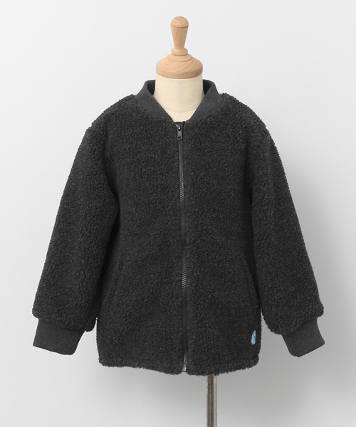 URBAN RESEARCH DOORS（アーバンリサーチドアーズ）の「Bore Zip Blouson（ブルゾン・キッズ・キナリ/チャコールグレー・120/90/105/135）」の15枚目の写真