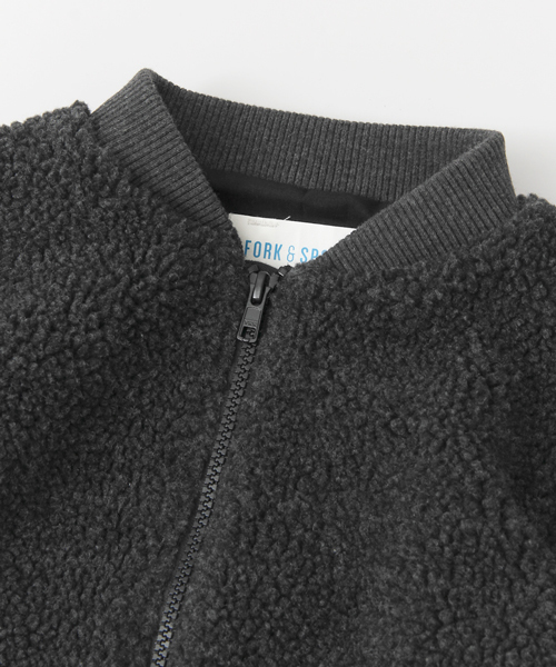 URBAN RESEARCH DOORS（アーバンリサーチドアーズ）の「Bore Zip Blouson（ブルゾン・キッズ・キナリ/チャコールグレー・120/90/105/135）」の18枚目の写真