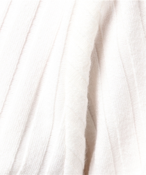 N.（N. Natural Beauty Basic）（エヌエヌナチュラルビューティーベーシック）の「ボトルネックリブ（Tシャツ/カットソー・レディース・ホワイト/ピンク/ベージュ/ブラック・MEDIUM）」の11枚目の写真