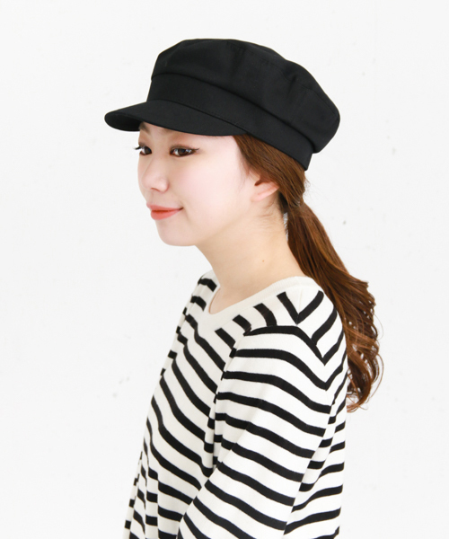 KBF+（ケービーエフプラス）の「KBF+ マリンキャップ（キャップ・レディース・ブラック/ベージュ/ダークブラウン・ONE）」の2枚目の写真