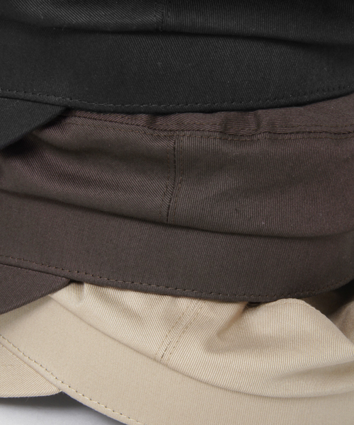 KBF+（ケービーエフプラス）の「KBF+ マリンキャップ（キャップ・レディース・ブラック/ベージュ/ダークブラウン・ONE）」の8枚目の写真