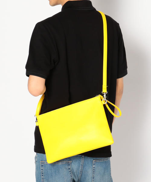 SHIPS JET BLUE(シップスジェットブルー)の「SHIPS JET BLUE: 2WAY クラッチ/ショルダーバッグ(ショルダーバッグ・メンズ・ブラック/ブルー/ブラウン/イエロー/ネイビー・ONE SIZE)」の12枚目の写真
