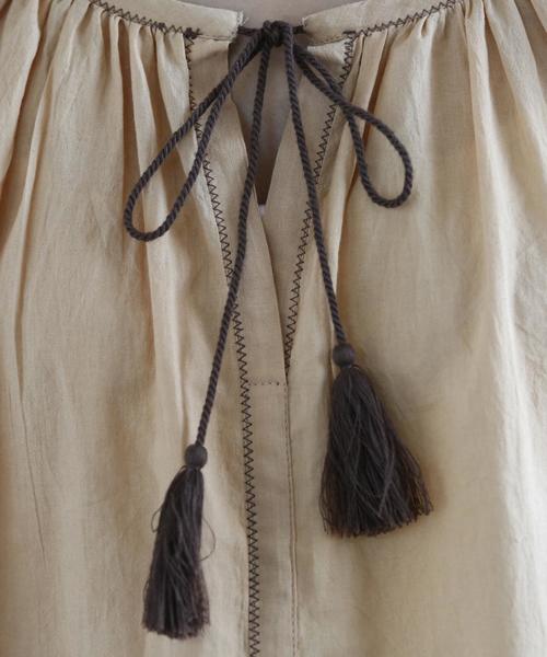 coen(コーエン)の「【Market】コットン袖エンブロイダリーブラウスⅡ(シャツ/ブラウス・レディース・ベージュ/オフホワイト・FREE)」の12枚目の写真