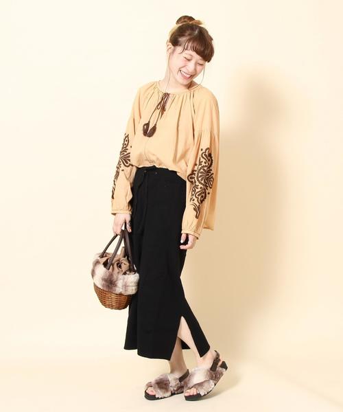 coen(コーエン)の「【Market】コットン袖エンブロイダリーブラウスⅡ(シャツ/ブラウス・レディース・ベージュ/オフホワイト・FREE)」の20枚目の写真