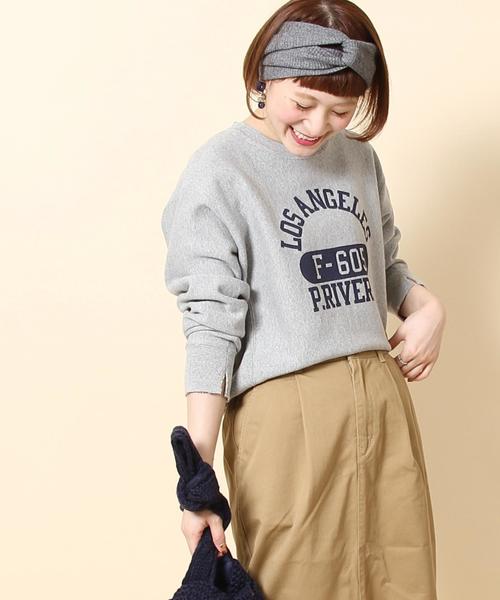 coen(コーエン)の「ATHLETICS 裏起毛ロゴプルオーバー(スウェット・レディース・グレー/ネイビー/レッド・MEDIUM/LARGE)」の2枚目の写真