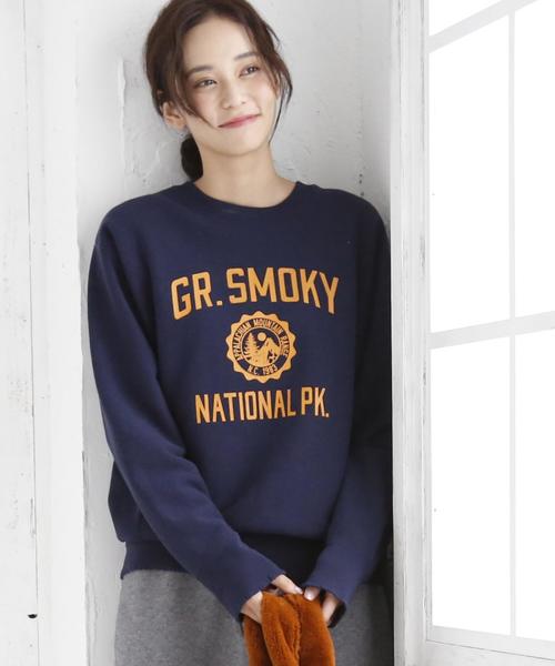 coen(コーエン)の「ATHLETICS 裏起毛ロゴプルオーバー(スウェット・レディース・グレー/ネイビー/レッド・MEDIUM/LARGE)」の13枚目の写真