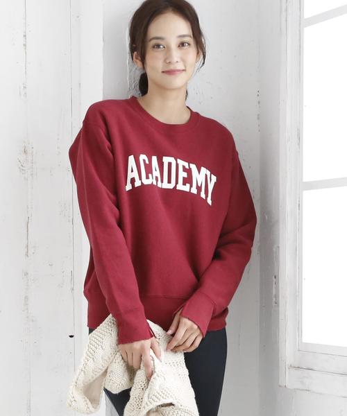 coen(コーエン)の「ATHLETICS 裏起毛ロゴプルオーバー(スウェット・レディース・グレー/ネイビー/レッド・MEDIUM/LARGE)」の7枚目の写真