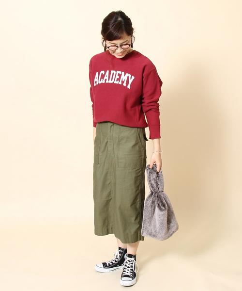 coen(コーエン)の「ATHLETICS 裏起毛ロゴプルオーバー(スウェット・レディース・グレー/ネイビー/レッド・MEDIUM/LARGE)」の8枚目の写真