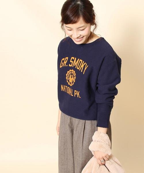 coen(コーエン)の「ATHLETICS 裏起毛ロゴプルオーバー(スウェット・レディース・グレー/ネイビー/レッド・MEDIUM/LARGE)」の10枚目の写真