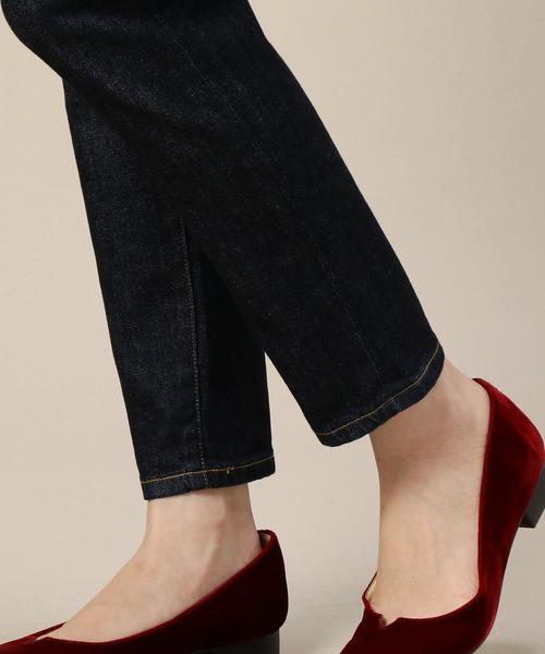 BEAUTY&YOUTH UNITED ARROWS(ビューティーアンドユースユナイテッドアローズ)の「BY ハイウエストデニムテーパードパンツ(デニムパンツ・レディース・ネイビー/ブラック・LARGE/MEDIUM/SMALL)」の11枚目の写真