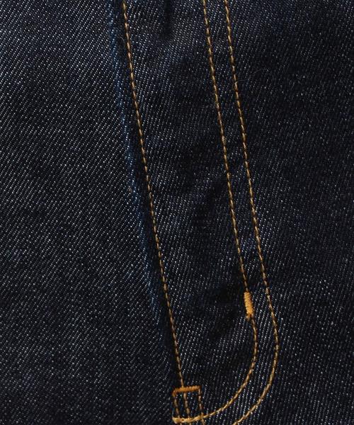 BEAUTY&YOUTH UNITED ARROWS(ビューティーアンドユースユナイテッドアローズ)の「BY ハイウエストデニムテーパードパンツ(デニムパンツ・レディース・ネイビー/ブラック・LARGE/MEDIUM/SMALL)」の12枚目の写真