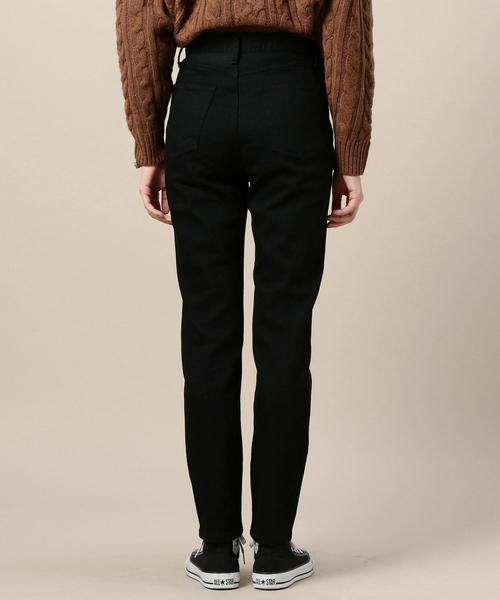 BEAUTY&YOUTH UNITED ARROWS(ビューティーアンドユースユナイテッドアローズ)の「BY ハイウエストデニムテーパードパンツ(デニムパンツ・レディース・ネイビー/ブラック・LARGE/MEDIUM/SMALL)」の13枚目の写真