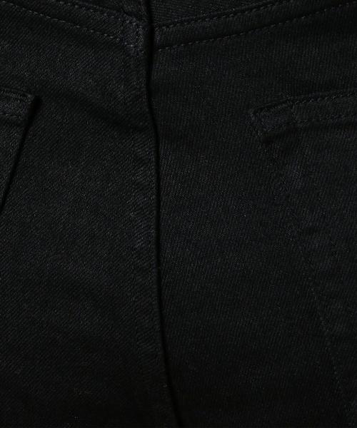 BEAUTY&YOUTH UNITED ARROWS(ビューティーアンドユースユナイテッドアローズ)の「BY ハイウエストデニムテーパードパンツ(デニムパンツ・レディース・ネイビー/ブラック・LARGE/MEDIUM/SMALL)」の14枚目の写真