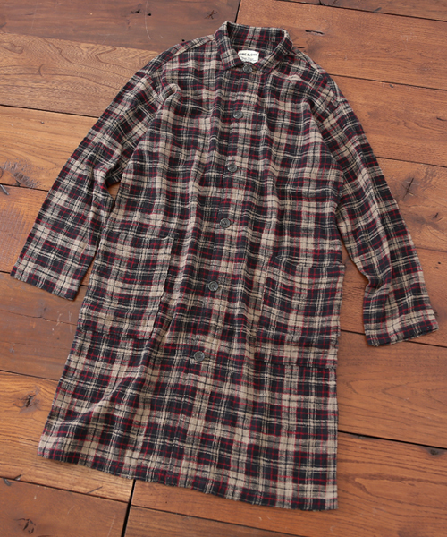 CUBE SUGAR（キューブシュガー）の「度甘ネルチェックコートワンピース（ワンピース・レディース・ホワイト系その他/ベージュ系その他/グリーン系その他/レッド系その他・M）」の21枚目の写真