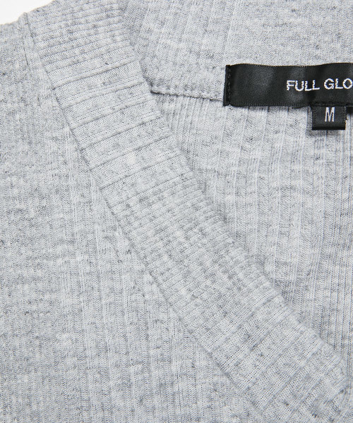 LUXSTYLE(ラグスタイル)の「ランダムテレコリブサイド切り替えVネック半袖Tシャツ(Tシャツ/カットソー・メンズ・ネイビー/ブルー/杢グレー/ブラック/ホワイト/レッド/ブラック系その他/ワイン・M/L/XL/S)」の20枚目の写真
