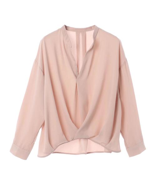 earth music&ecology（アースミュージックアンドエコロジー）の「とろみスキッパーブラウス ●（シャツ/ブラウス・レディース・ストライプ/オフホワイト/ライトグレー/サックスブルー/ピンクベージュ/その他1・FREE）」の13枚目の写真