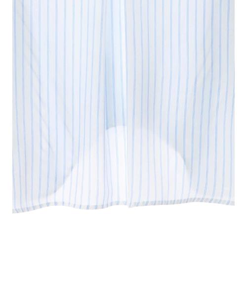 earth music&ecology（アースミュージックアンドエコロジー）の「とろみスキッパーブラウス ●（シャツ/ブラウス・レディース・ストライプ/オフホワイト/ライトグレー/サックスブルー/ピンクベージュ/その他1・FREE）」の7枚目の写真