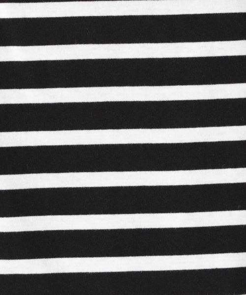 SHIPS(シップス)の「MAISON CHANTOISE:ボーダートップス(Tシャツ/カットソー・レディース・ブラック/ライトブルー・ONE SIZE)」の3枚目の写真