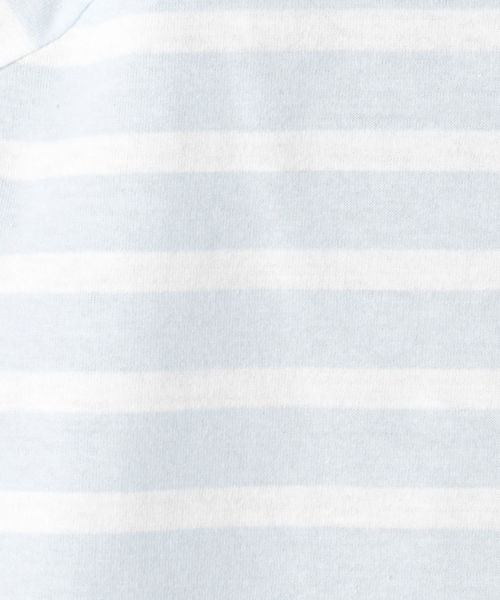 SHIPS(シップス)の「MAISON CHANTOISE:ボーダートップス(Tシャツ/カットソー・レディース・ブラック/ライトブルー・ONE SIZE)」の9枚目の写真