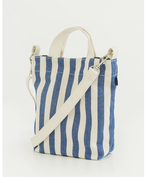 BAGGU(バグー)の「MINI DUCK BAG 184.サマーストライプ/トートバッグ(トートバッグ・レディース・ストライプ・FREE)」の1枚目の写真