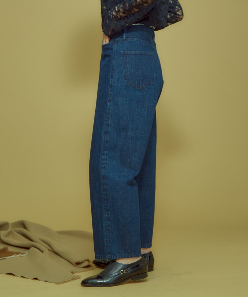 Abahouse Devinette（ドゥヴィネット）の「インディゴラップデニムパンツ（デニムパンツ・レディース・ホワイト/ネイビー・38/36）」の13枚目の写真