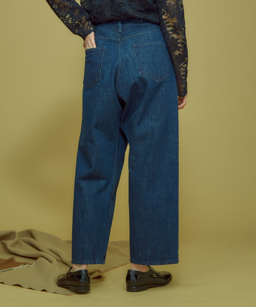 Abahouse Devinette（ドゥヴィネット）の「インディゴラップデニムパンツ（デニムパンツ・レディース・ホワイト/ネイビー・38/36）」の14枚目の写真