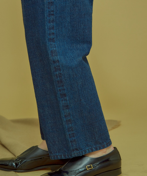 Abahouse Devinette（ドゥヴィネット）の「インディゴラップデニムパンツ（デニムパンツ・レディース・ホワイト/ネイビー・38/36）」の8枚目の写真