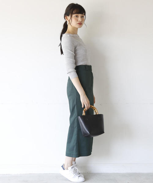 Dickies（ディッキーズ）の「【別注】 Dickies(ディッキーズ)ストレッチロングタイトスカート（スカート・レディース・ダークグリーン/ワイン/ベージュ・SMALL/MEDIUM/LARGE）」の20枚目の写真