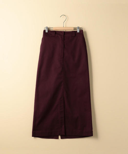 Dickies（ディッキーズ）の「【別注】 Dickies(ディッキーズ)ストレッチロングタイトスカート（スカート・レディース・ダークグリーン/ワイン/ベージュ・SMALL/MEDIUM/LARGE）」の14枚目の写真