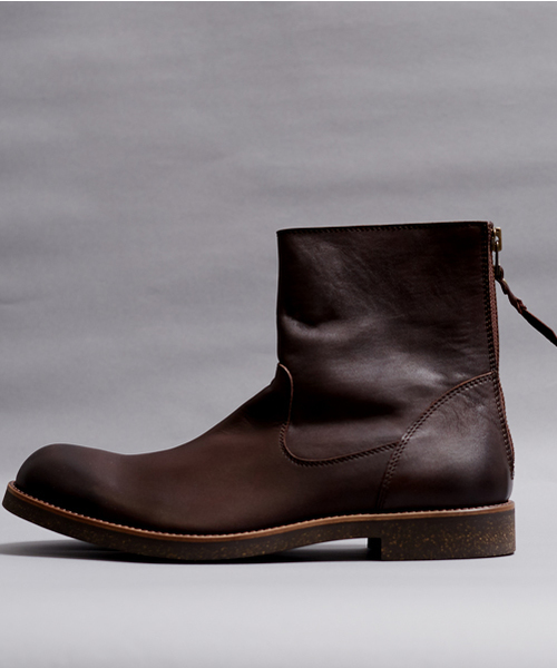 PADRONE（パドローネ）の「【PADRONE】BACK ZIP BOOTS WATER PROOF