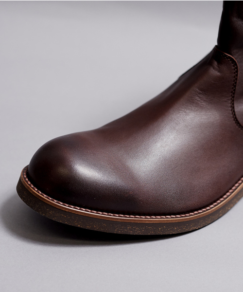 PADRONE(パドローネ)の「【PADRONE】BACK ZIP BOOTS WATER PROOF/PU7885-1116-16D(ブーツ・メンズ・ダークブラウン・40)」の6枚目の写真