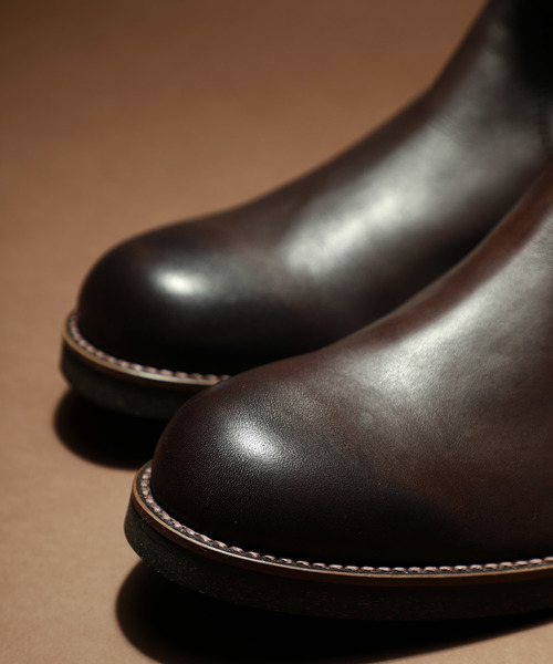 PADRONE(パドローネ)の「【PADRONE】BACK ZIP BOOTS WATER PROOF/PU7885-1116-16D(ブーツ・メンズ・ダークブラウン・40)」の13枚目の写真