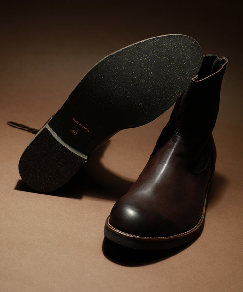 PADRONE(パドローネ)の「【PADRONE】BACK ZIP BOOTS WATER PROOF/PU7885-1116-16D(ブーツ・メンズ・ダークブラウン・40)」の10枚目の写真