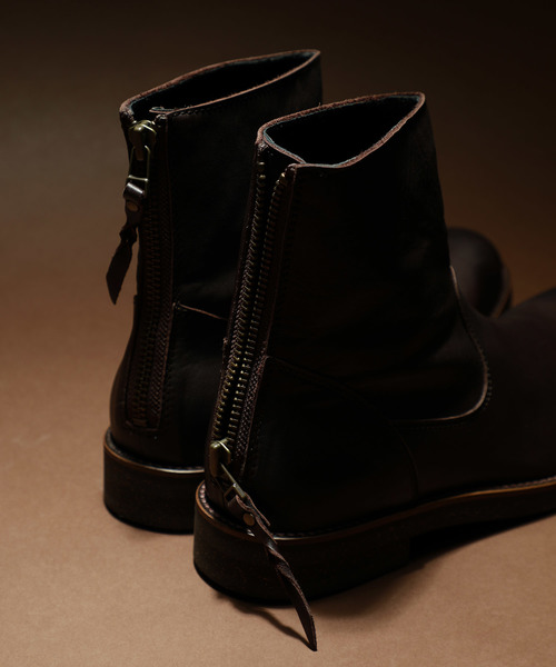 PADRONE(パドローネ)の「【PADRONE】BACK ZIP BOOTS WATER PROOF/PU7885-1116-16D(ブーツ・メンズ・ダークブラウン・40)」の9枚目の写真