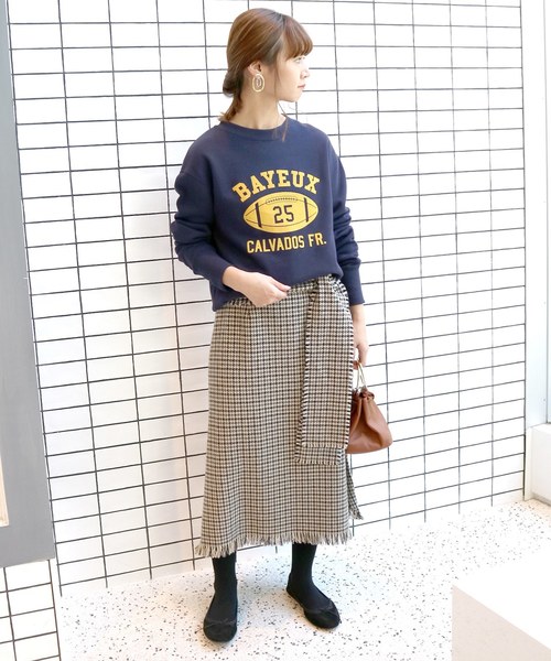 SLOBE IENA(スローブイエナ)の「裏毛ロゴスエットプルオーバー◆(スウェット・レディース・ネイビー/グリーン/ブルー系その他・FREE)」の18枚目の写真