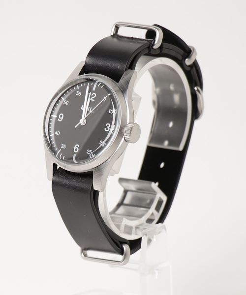 MHL.(エムエイチエル)の「MILITARY LEATHER WATCH(アナログ腕時計・レディース・ブラック/ブラウン・FREE)」の7枚目の写真
