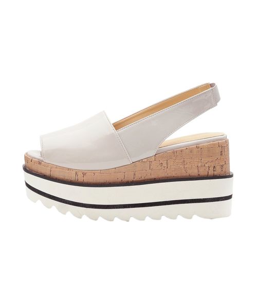 dazzlin（ダズリン）の「エナメル厚底サンダル（サンダル・レディース・アイボリー/ブラック/ピンク・SMALL/MEDIUM/LARGE）」の22枚目の写真