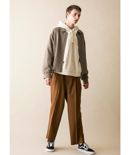 MONKEY TIME(モンキータイム)の「<monkey time> PE GUNCLUB CHECK ZIP BLOUSON/ブルゾン(ブルゾン・メンズ・ブラウン・SMALL/MEDIUM/LARGE/X-LARGE)」の4枚目の写真