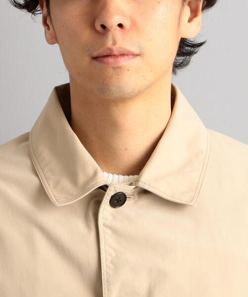 green label relaxing（グリーンレーベルリラクシング）の「NM シンダウン 撥水 ステンカラーコート ＜取り外しライナー付き＞ ◆（ステンカラーコート・メンズ・ベージュ/コバルトブルー/ネイビー・LARGE/SMALL/MEDIUM/X-LARGE）」の15枚目の写真