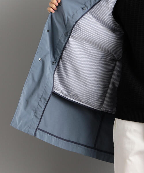 green label relaxing（グリーンレーベルリラクシング）の「NM シンダウン 撥水 ステンカラーコート ＜取り外しライナー付き＞（ステンカラーコート・メンズ・ベージュ/ネイビー/コバルトブルー・LARGE/X-LARGE/SMALL/MEDIUM）」の14枚目の写真