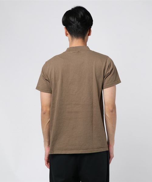 Goodwear(Since1983)（グッドウェア）の「GOODWEAR / グッドウェア モックネック　ショートスリーブTシャツ（Tシャツ/カットソー・メンズ・ホワイト/ブラック/パープル/ネイビー/ブラウン/ブラック系その他2/グレー系その他/ベージュ・M/L/XL）」の10枚目の写真