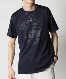 メッシュ」に該当するTシャツ/カットソー（ブルー・ネイビー