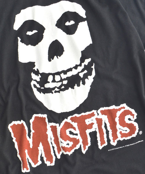MISFITS（ミスフィッツ）の「Misfits FIEND SKULL RED ROGO TEE（Tシャツ/カットソー・メンズ・ブラック・M/L/XL）」の2枚目の写真