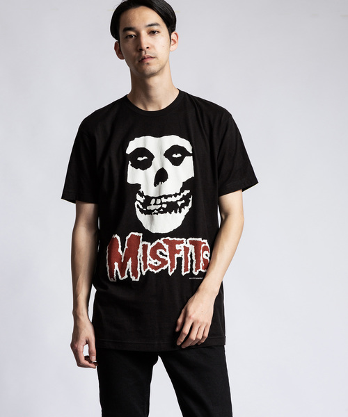 MISFITS（ミスフィッツ）の「Misfits FIEND SKULL RED ROGO TEE（Tシャツ/カットソー・メンズ・ブラック・M/L/XL）」の7枚目の写真