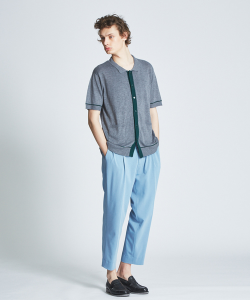 ABAHOUSE（アバハウス）の「【WEB別注】ニット シャツ カーディガン（ニット/セーター・メンズ・グレー/ブラック/ベージュ・46/48）」の12枚目の写真