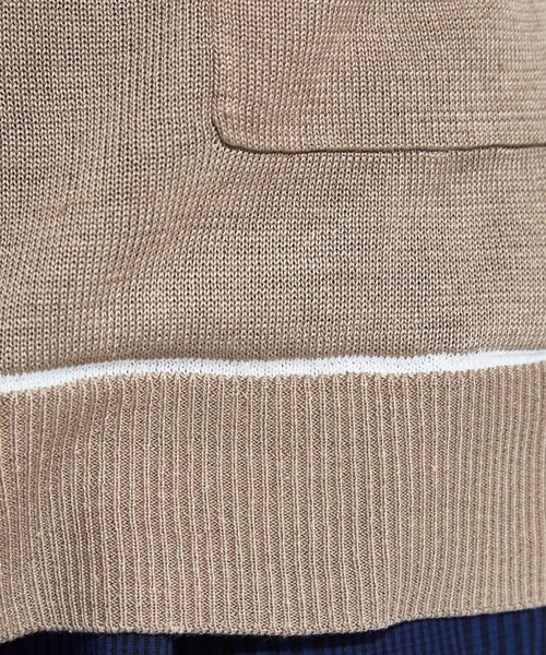 ABAHOUSE（アバハウス）の「【WEB別注】ニット シャツ カーディガン（ニット/セーター・メンズ・グレー/ブラック/ベージュ・46/48）」の15枚目の写真