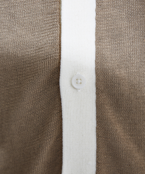 ABAHOUSE（アバハウス）の「【WEB別注】ニット シャツ カーディガン（ニット/セーター・メンズ・グレー/ブラック/ベージュ・46/48）」の18枚目の写真