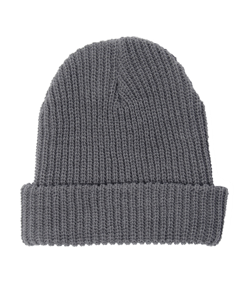 MILKFED.（ミルクフェド）の「BASIC KNITTED CAP　（ニットキャップ/無地）（ニットキャップ/ビーニー・レディース・ブラック/グレー/レッド/ブルー/ネイビー・ONE SIZE）」の6枚目の写真