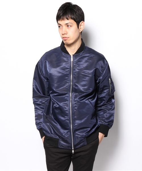 WHO'S WHO gallery（フーズフーギャラリー）の「【WEB限定価格】BIG MA-1（ブルゾン・メンズ・カーキ/ネイビー・FREE）」の14枚目の写真