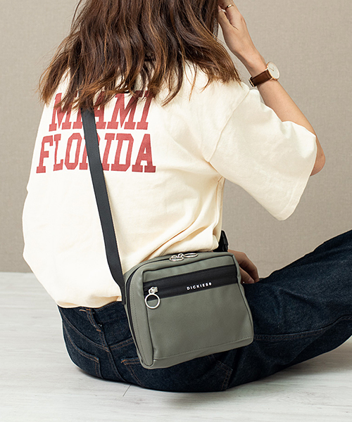 Dickies�i�f�B�b�L�[�Y�j�́uDickies�y�f�B�b�L�[�Y�zDK SYNTHETIC LETHER BOX SHOLDER BAG / ����{�b�N�X�V�����_�[�o�b�O�i�V�����_�[�o�b�O�j�v�b�O���[